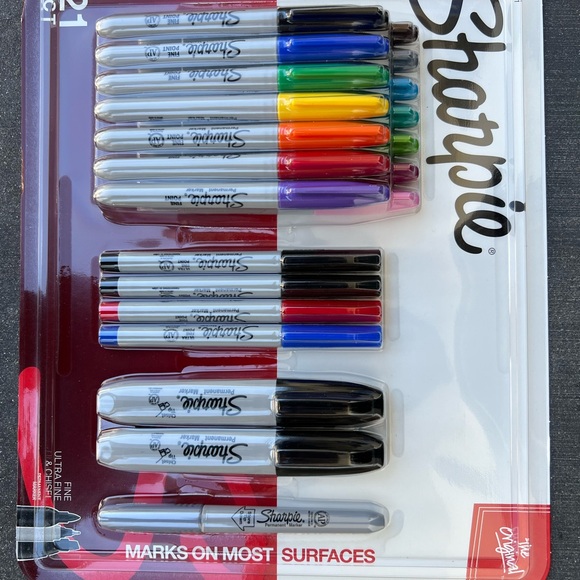Set of 21 Sharpie Permanent Markers assorted Points Assorted 21 Count - Picture 6 of 6